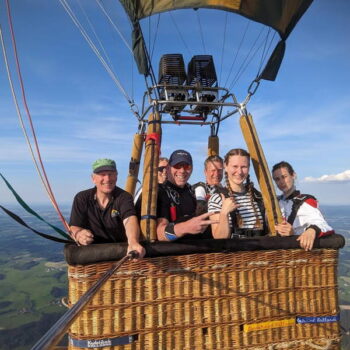 Gutschein Tandemsprung aus dem Heissluftballon